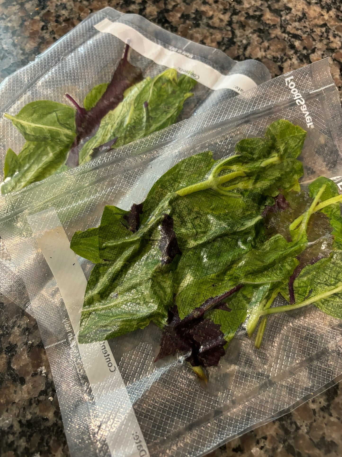 Made to order Single-Serve Vacuum-Sealed Package of Herbs