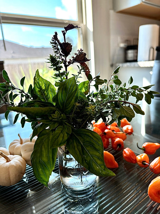 Herb Vase Bouquets