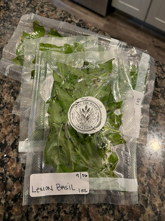 Made to order Single-Serve Vacuum-Sealed Package of Herbs